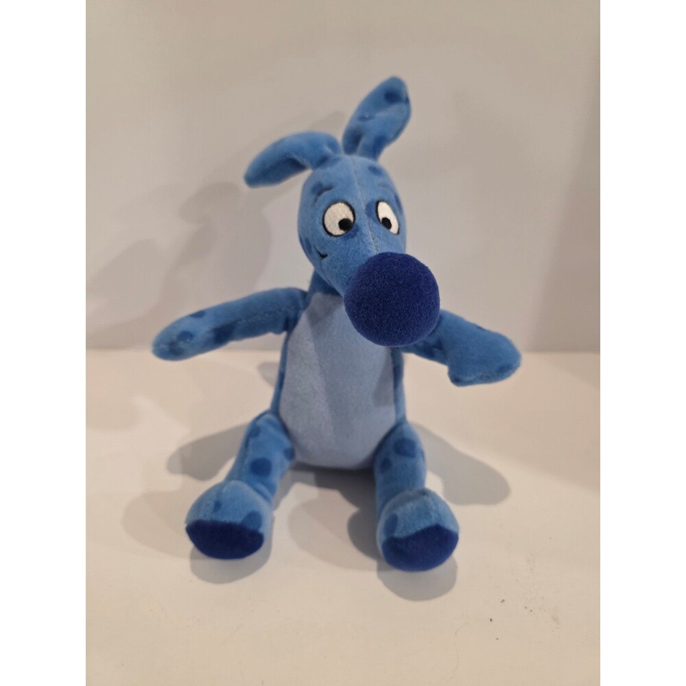 Walt Disney World Blue Woozle Bean Bag Plush Embroidered Eyes 6” Stuffed Pooh